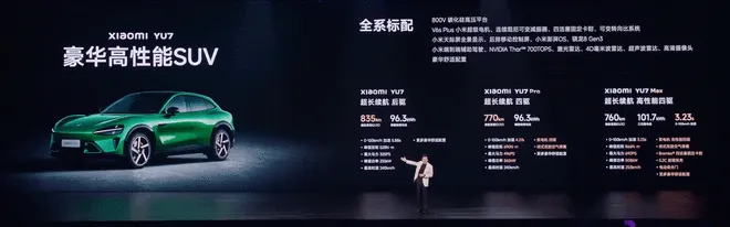 “预期”的价格下周揭晓 雷军官宣：小米YU7月底发布7