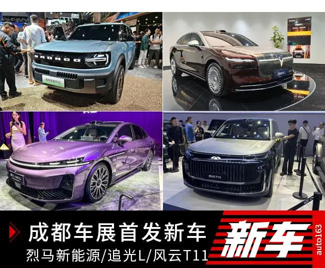 烈马新能源/追光L/风云T11 成都车展首发新车盘点