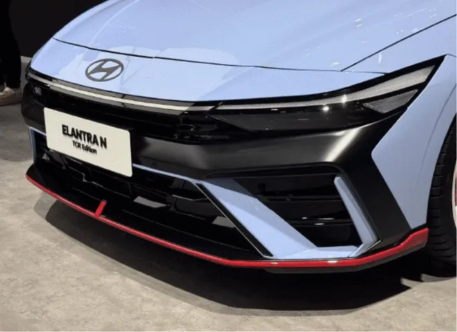 宽体套件+鹅颈式尾翼 Elantra N TCR Edition首秀3