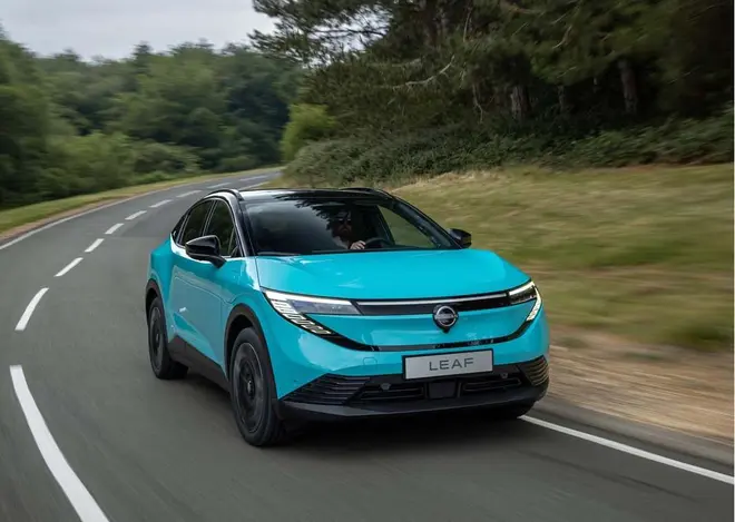 纯电续航604km/14分钟快充250km 日产LEAF官图发布1