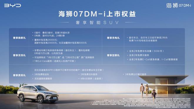 大五座/无人机/冰箱上车 海狮07DM-i上市售16.98万起3