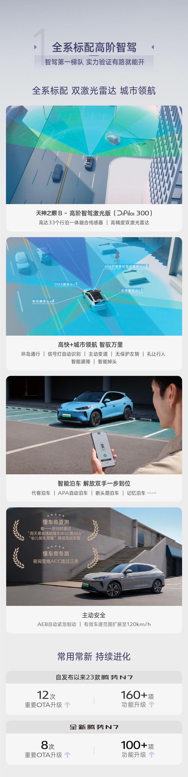 25.98万起！2025腾势N7上市 天神之眼B+200项升级 这波配置直捅天花板？9