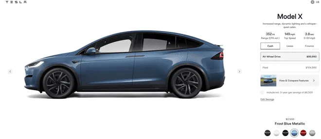 看了10年的外观还是一笔没动 新Model S/Model X在美约售60.99万起3