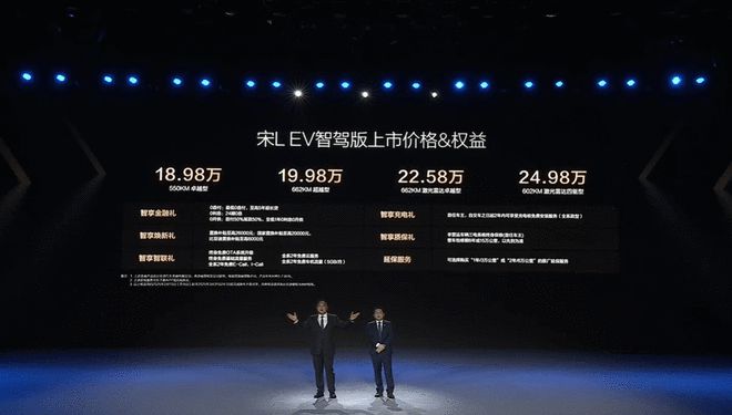 标配高阶智驾 比亚迪秦/宋/元智驾版售7.98万起5