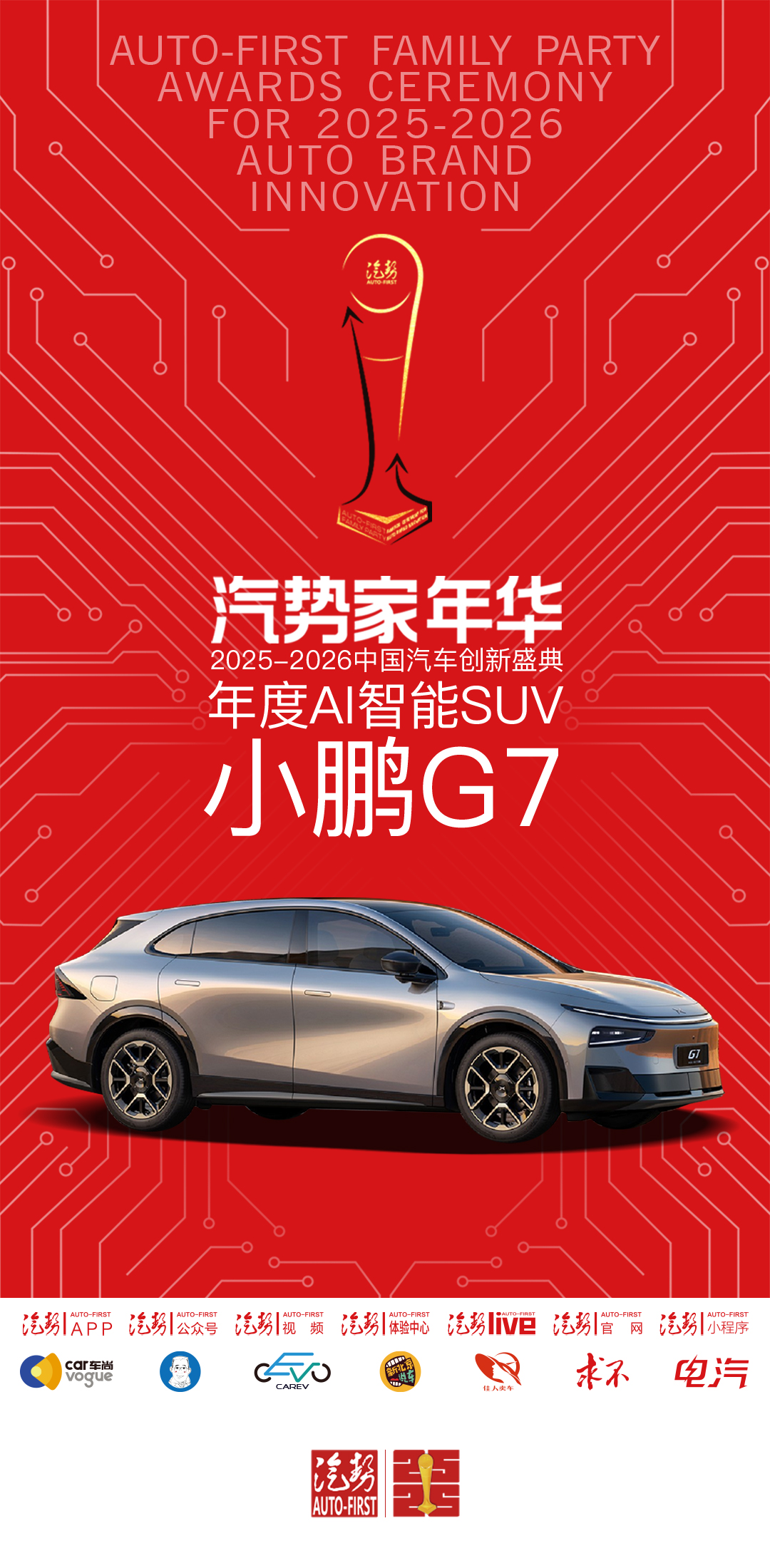 汽势家年华年度AI智能SUV——小鹏G7-独家资讯