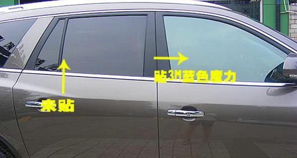 车膜是指贴哪些地方