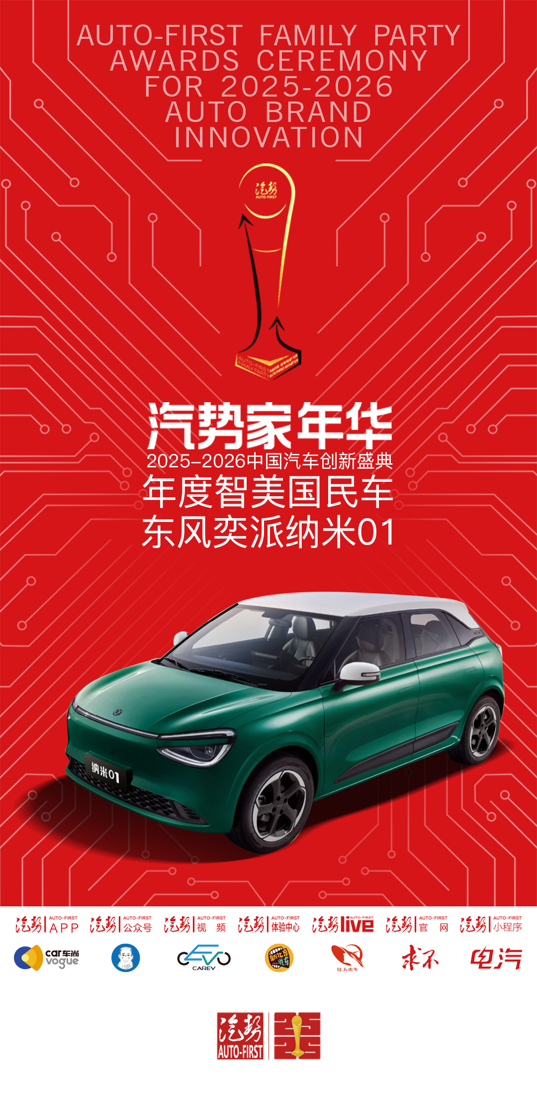 汽势家年华年度智美国民车——东风奕派纳米01-独家资讯